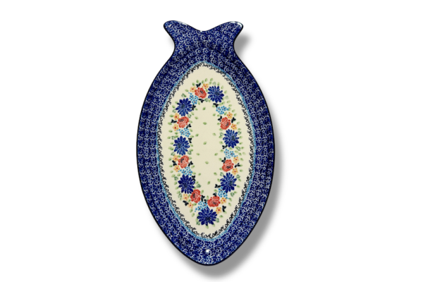 E18 Bunzlau groot Visbord 35x20cm 3264X Serveerschalen